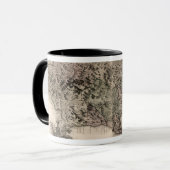 Mug CARTE : La JAMAÏQUE, 1763 (Devant gauche)