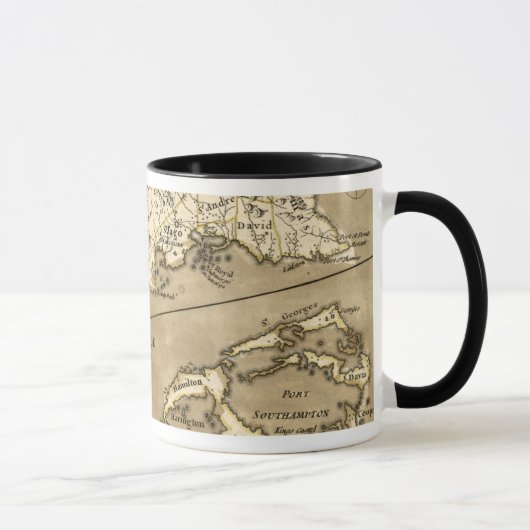 Mug CARTE : La JAMAÏQUE, 1767 (Droite)