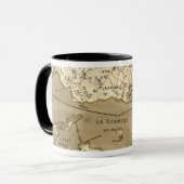 Mug CARTE : La JAMAÏQUE, 1767 (Devant gauche)