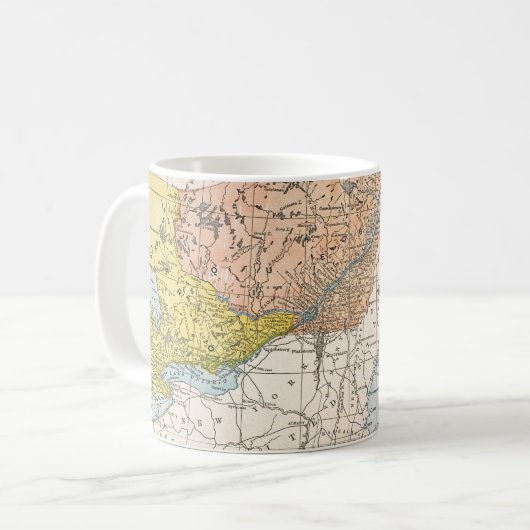 MUG CARTE : LE CANADA ORIENTAL (Devant gauche)