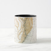 MUG CARTE : LE FLEUVE MISSISSIPPI, 1861 (Centre)