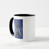 Mug Carte légère des points d'acuponcture (Devant gauche)