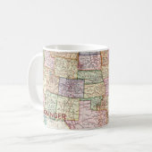 Mug Carte : Les Etats-Unis, 1905 (Devant gauche)