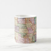 Mug Carte : Les Etats-Unis, 1905 (Centre)