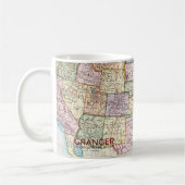 Mug Carte : Les Etats-Unis, 1905 (Gauche)