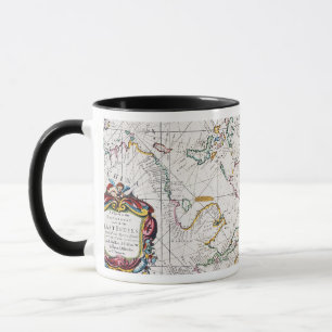 MUG CARTE : LES INDES EST, 1670