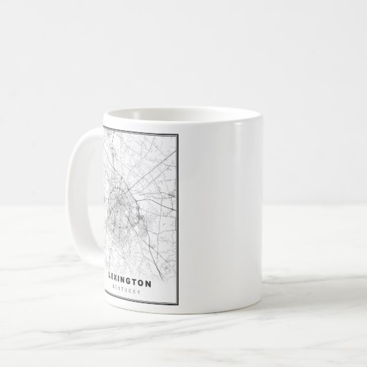 Mug Carte Lexington (Devant gauche)