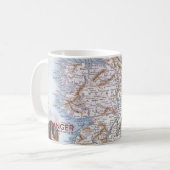 Mug Carte : L'Irlande, 1851 (Devant gauche)
