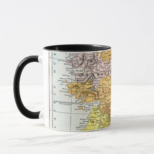Mug CARTE : L'IRLANDE, c1890 (Gauche)