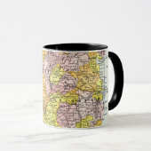 Mug CARTE : L'IRLANDE, c1890 (Devant droit)