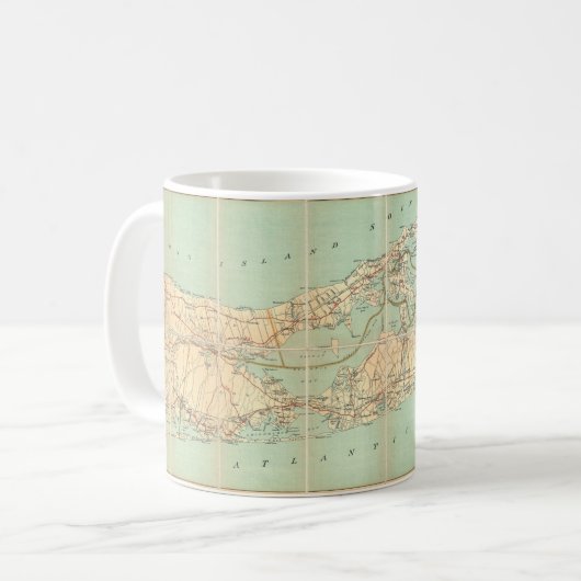 Mug Carte Long Island 1905 (Devant gauche)