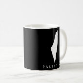 Mug Carte Love Palestine (Devant droit)