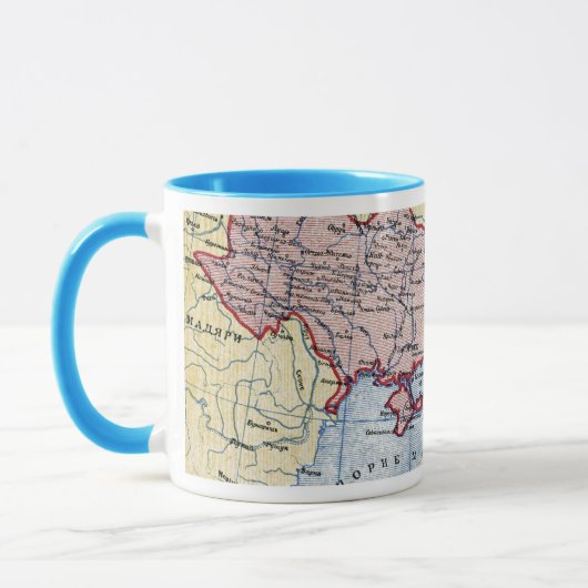 Mug CARTE : L'UKRAINE, c1906 (Gauche)