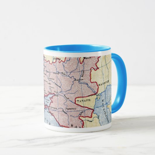 Mug CARTE : L'UKRAINE, c1906 (Devant droit)