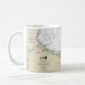 Mug Carte marine de Cape Cod Bay 13246 (Gauche)