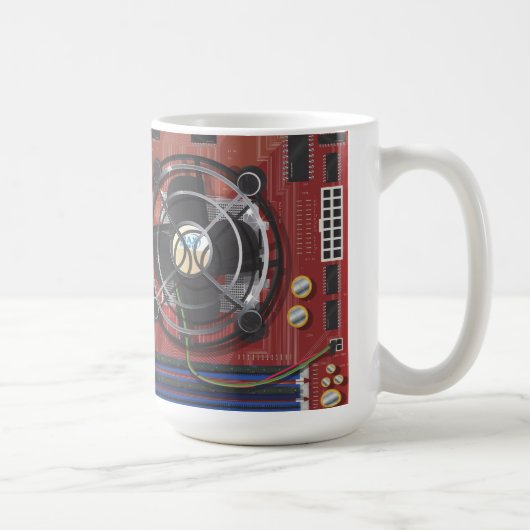 Mug Carte mère d'ordinateur (Droite)