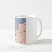 Mug carte météo des Pays-Bas (Devant droit)