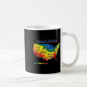 Mug Carte météo drôle de parodie de prévisions météo d