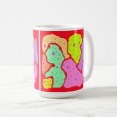 MUG CARTE MIP MOP ART DESIGN ABSTRAIT AMUSEMENT (Devant droit)