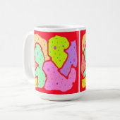 MUG CARTE MIP MOP ART DESIGN ABSTRAIT AMUSEMENT (Devant gauche)