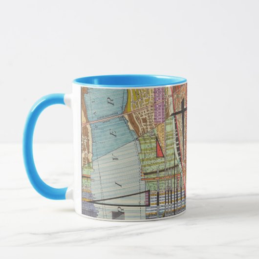 Mug Carte moderne de New York I (Gauche)