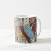 Mug Carte moderne de New York II (Devant droit)