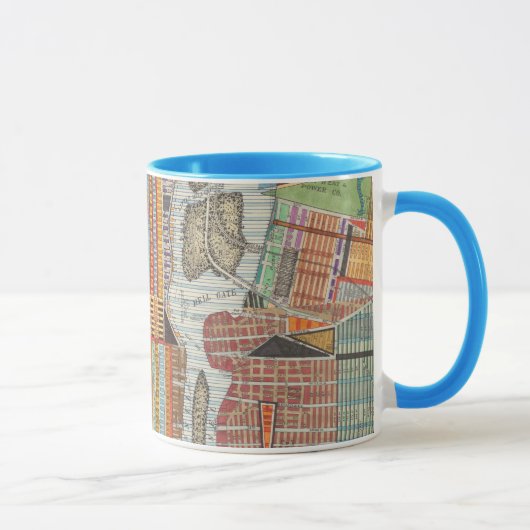 Mug Carte moderne de New York III (Droite)