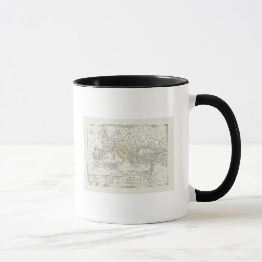 Mug Carte mondiale de l'hémisphère oriental (Droite)