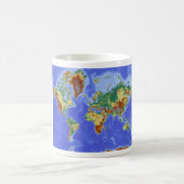 Mug Carte mondiale géographique internationale (Centre)