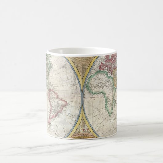 MUG CARTE MONDIALE VINTAGE (Centre)
