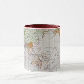 Mug Carte montrant les langues du monde (Centre)