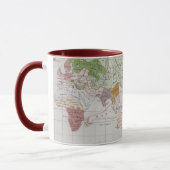 Mug Carte montrant les langues du monde (Gauche)