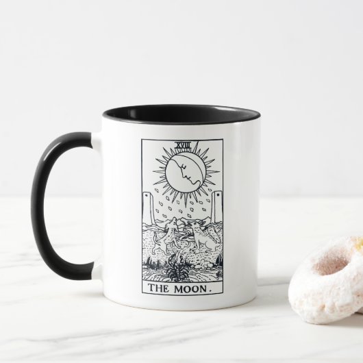 Mug Carte Moon Tarot (Avec donut)