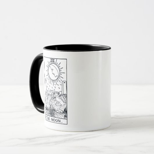 Mug Carte Moon Tarot (Devant gauche)