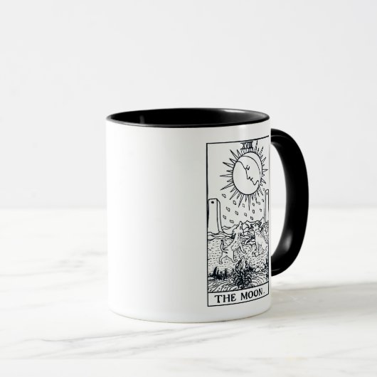 Mug Carte Moon Tarot (Devant droit)