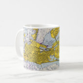 Mug Carte nautique Key West Florida (Devant gauche)