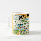 Mug Carte Nebraska (Devant gauche)