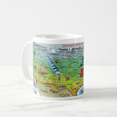 Mug Carte New York USA (Devant gauche)