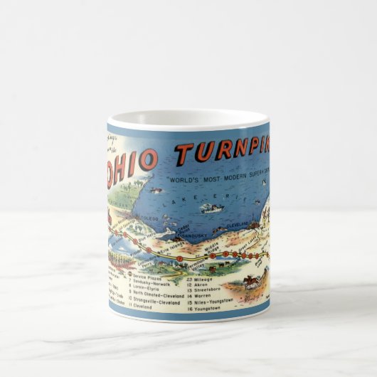 Mug Carte Ohio Turnpike (Centre)