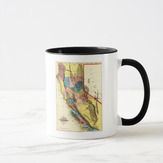 Mug Carte panoramique Californie (Droite)