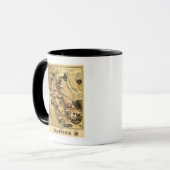 Mug Carte panoramique de Californie (Devant gauche)
