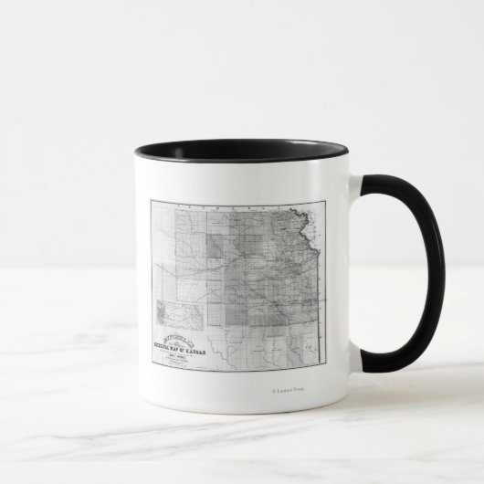 Mug Carte panoramique KansasKansas (Droite)
