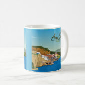 Mug Carte Paysage Amalfi Italie Dessin (Devant droit)