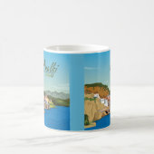 Mug Carte Paysage Amalfi Italie Dessin (Centre)