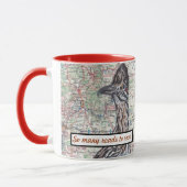 Mug Carte Père Noël Fe Humour Highways (Gauche)