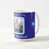 Mug CARTE PHOTO de messages HANOUKKA (Devant droit)