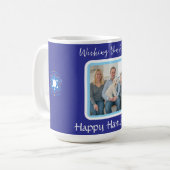 Mug CARTE PHOTO de messages HANOUKKA (Devant gauche)