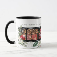 Carte photo de Noël négatif du film