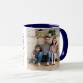 Mug Carte photo Festif Floral Hanoukka (Devant droit)