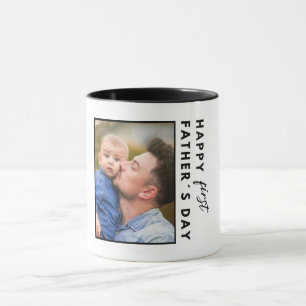 Mug "Carte photo Fête des pères élégant"